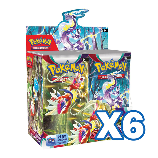 POKÉMON TCG Scarlet & Violet 1 Booster Box x6 (SEALED CASE)